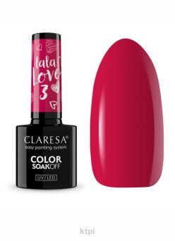 Claresa Lakier Hybrydowy 3 LA LA LOVE 5 ml