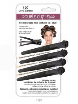 Olivia Garden Double Clip Klipsy do włosów małe