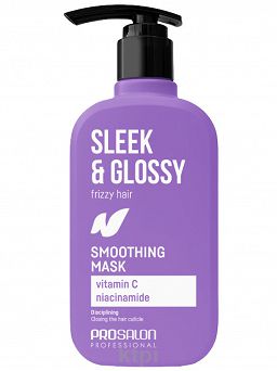 PROSALON  SLEEK & GLOSSY  maska do włosów  wygładzająca 375 ml