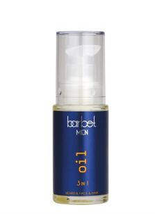 Stapiz Barbet men olejek 3w1 broda twarz i włosy migdał olej konopny 30 ml