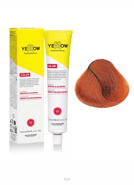 Yellow Professional Alfaparf  Color Permanent farba do włosów KOLOR 8.4 100 ml