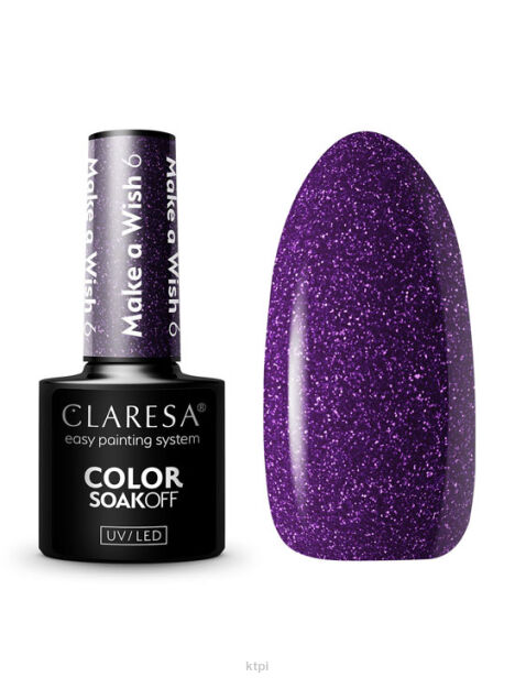 Claresa MAKE A WISH 6 Lakier hybrydowy do paznokci UV/LED 5g