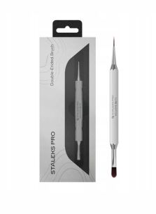 STALEKS Exclusive NBX-06/11 Pędzelek Dwustronny Do Żelu 11 mm i Liner 12 mm