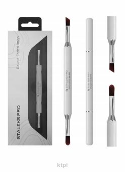 STALEKS Exclusive NBX-06/09 Pędzelek Dwustronny Do Żelu 11 mm i 9 mm