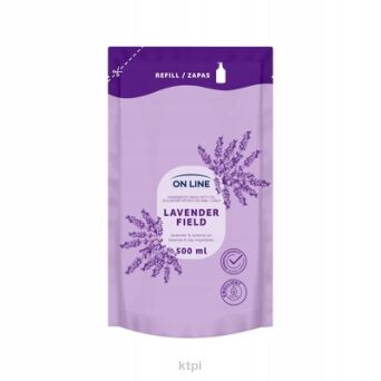 ON LINE Olejkowe Mydło 2w1 Lavender Field Zapas 500 ml