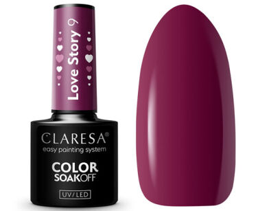 Claresa Lakier Hybrydowy 9 Love Story 5 ml