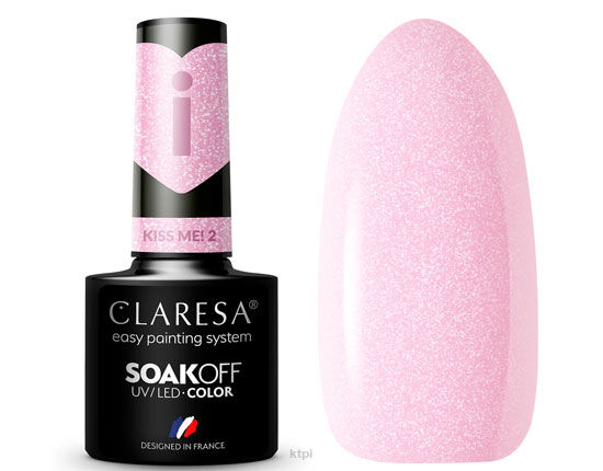 Claresa Lakier Hybrydowy 2 Kiss Me 5 ml