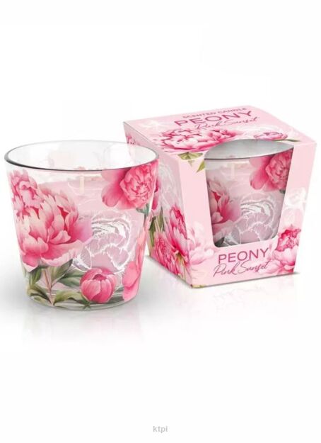 Bartek Candles Świeczka Peony Pink Sunset 115g