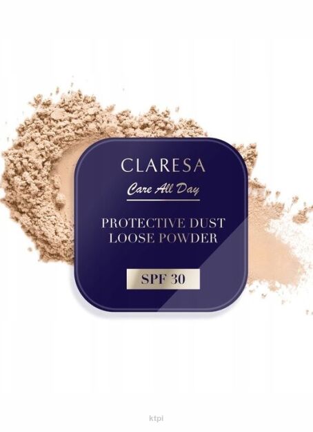 Claresa Care All Day Satynowy Sypki Puder do Twarzy SPF 30 5g