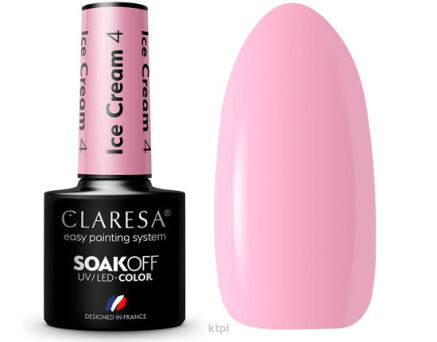 Claresa Lakier Hybrydowy 4 Ice Cream 5 ml
