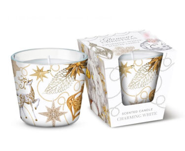 Bartek Candles Świeczka Charming White 115g