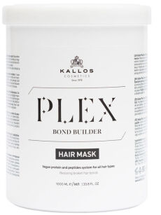 Kallos Plex Bond Maska do włosów z białkiem roślinnym i peptydami 1000 ml