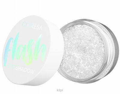 Claresa Flash połyskujący cień do powiek 01 Snow Queen 3 g
