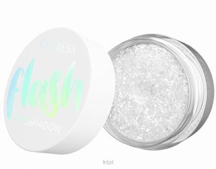 Claresa Flash połyskujący cień do powiek 01 Snow Queen 3 g