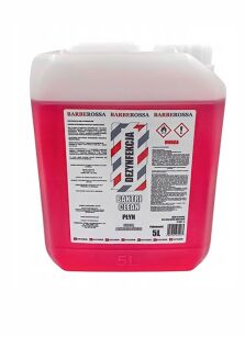 Barberossa Baktri Clean Płyn Do Dezynfekcji Narzędzi Fryzjerskich i Rąk 5l