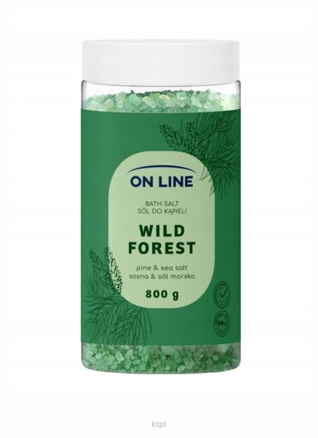 ON LINE Wild Forest sól do kąpieli 800 g