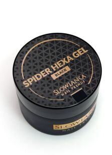Slowianka Spider Hexa Gel Black Czarny Żel do Zdobień 5 g