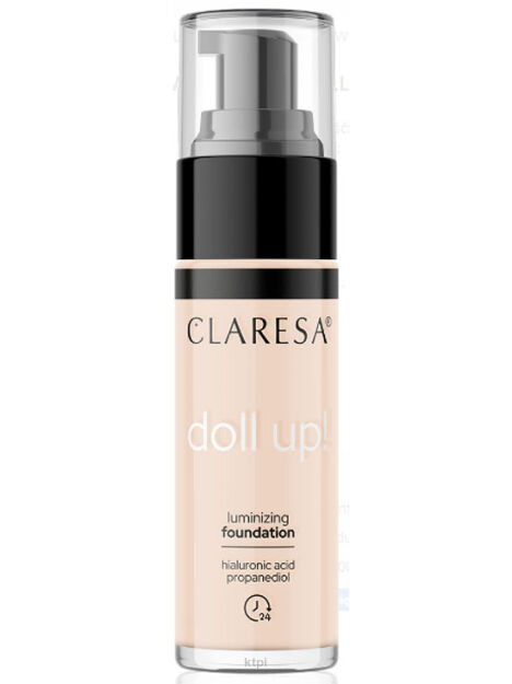 Claresa Doll Up! Podkład Rozświetlający 03 30ml