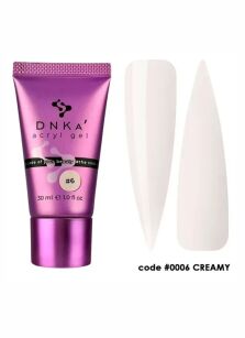 DNKA żel akrylowy  kolor 0006 creamy w tubce 30 g