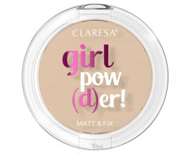 Claresa Girl Pow(d)er Puder prasowany 01 Matt 12 g