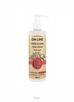 On Line Krem do Rąk Masło Shea i Żurawina 190ML