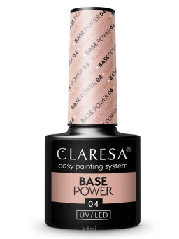 Claresa Baza Bezkwasowa Hybrydowa Power Base 04 UV/LED 5 g