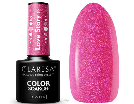 Claresa Lakier Hybrydowy 6 Love Story 5 ml