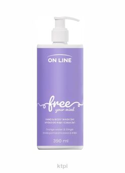 ON LINE Mydło 2W1 Free 390 ml