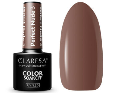 Claresa Lakier Hybrydowy 3 Perfect Nude 5 ml