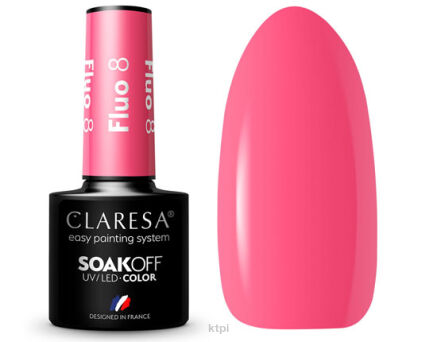Claresa Lakier Hybrydowy 8 Fluo 5 ml