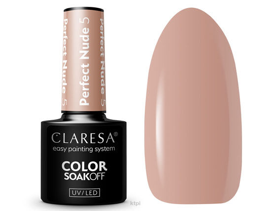 Claresa Lakier Hybrydowy 5 Perfect Nude 5 ml