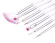 Sunone pędzelki do stylizacji manicure białe 7szt - 3